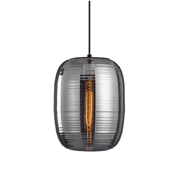 Pendant Lamp Oval Fume E27x1 120v/60Hz