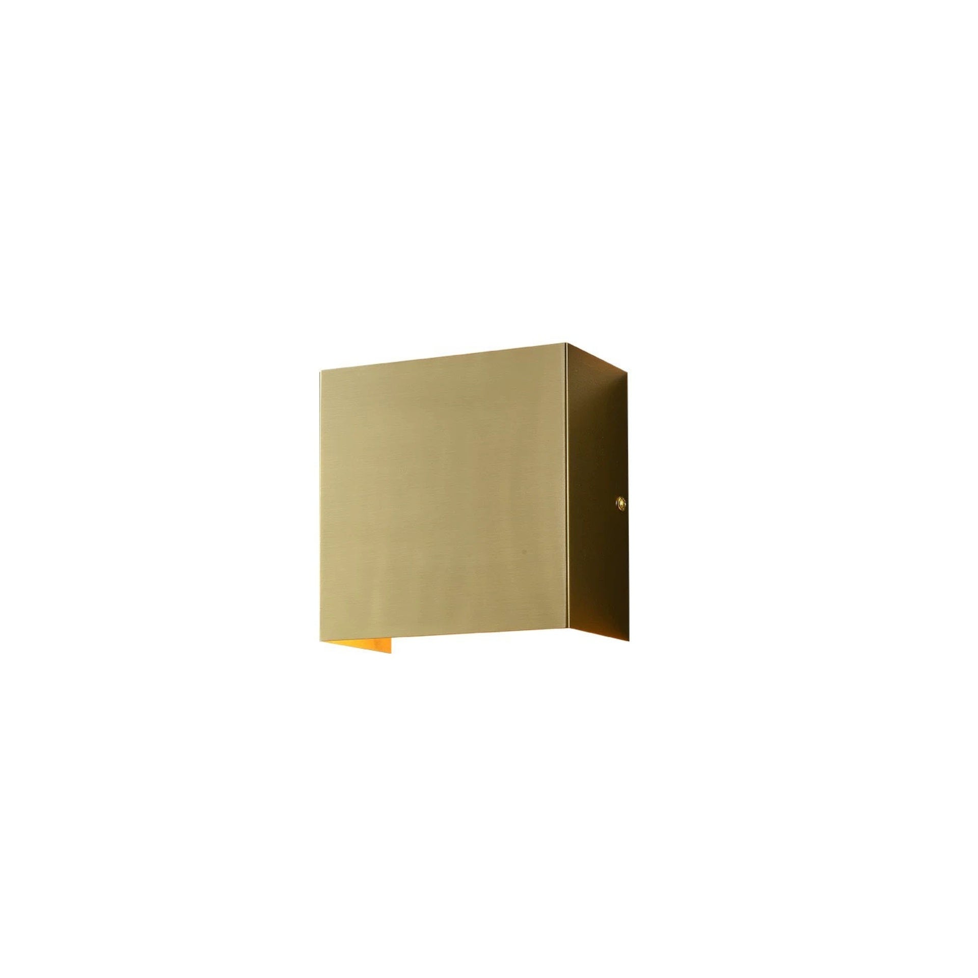 Golden Square LED Wall Light 6in LED 3000K 120v/60hz
