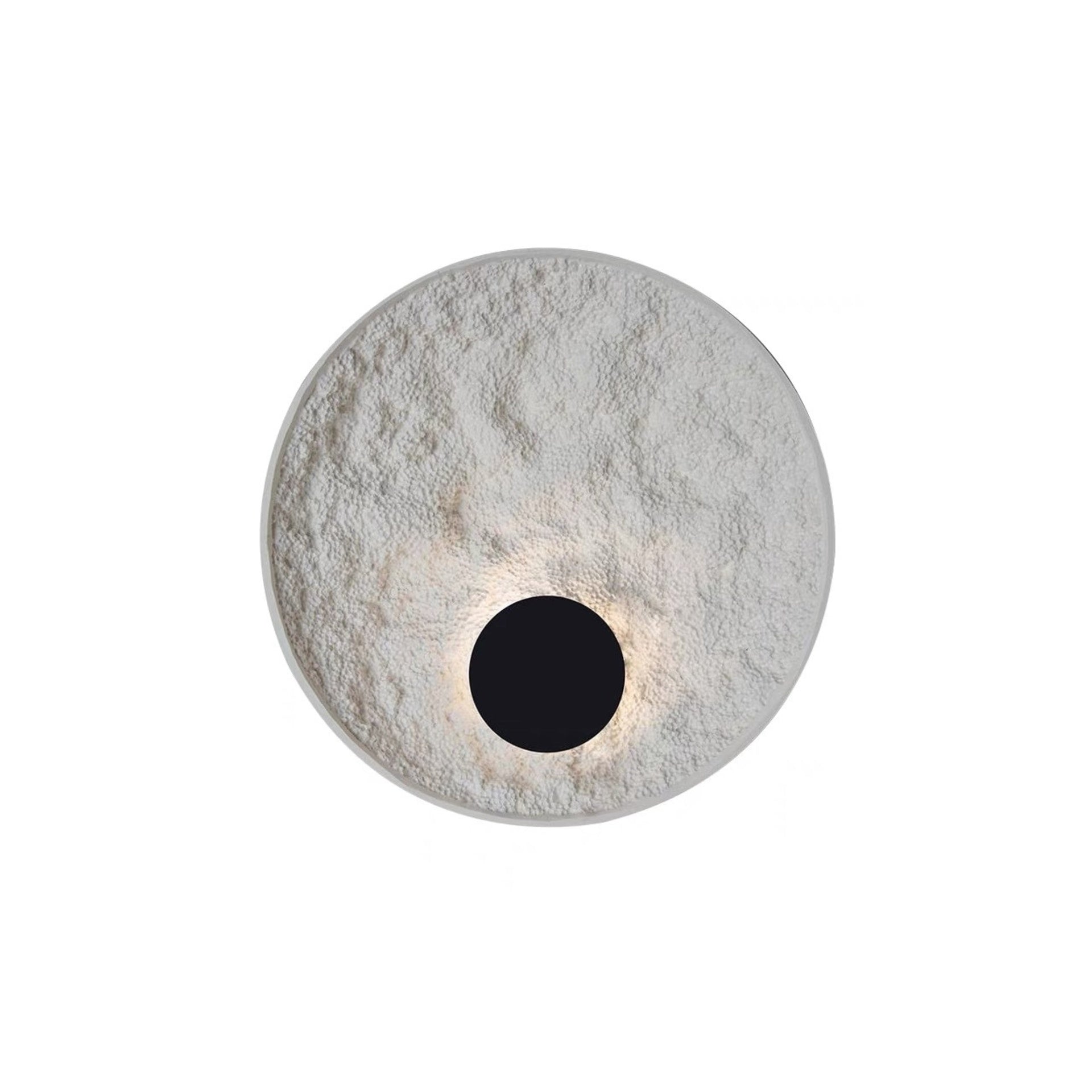 Black Wall Light with White Marble D12 3W LED 3000K 120v/60hz