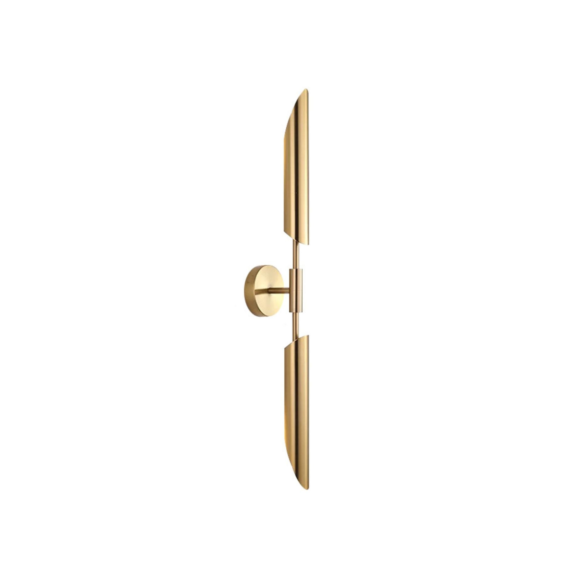 Wall Lamp 2 Metal Gold G9x2 120v/60Hz