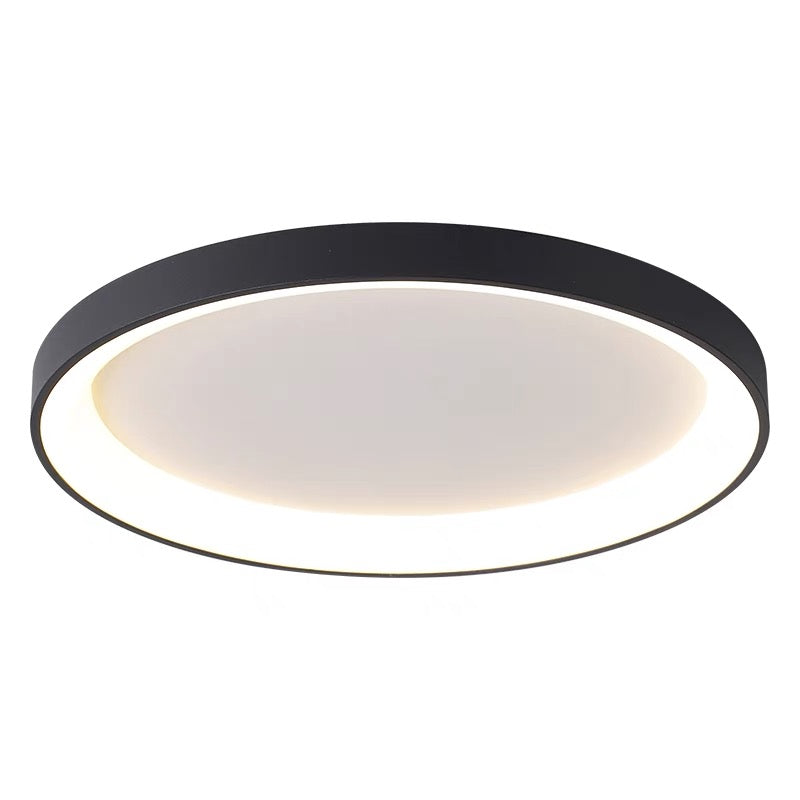 Brushed Coffee Ceiling Light D18.9" H2.36" 38W Triac Dimmable 3000K 120v/60Hz